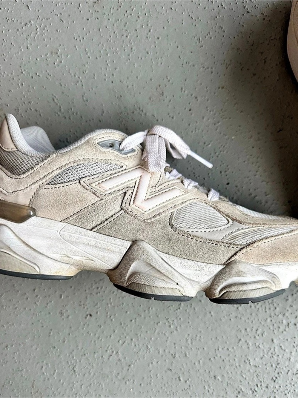New Balance 9060 Sea Salt Concrete Cream Sneakers